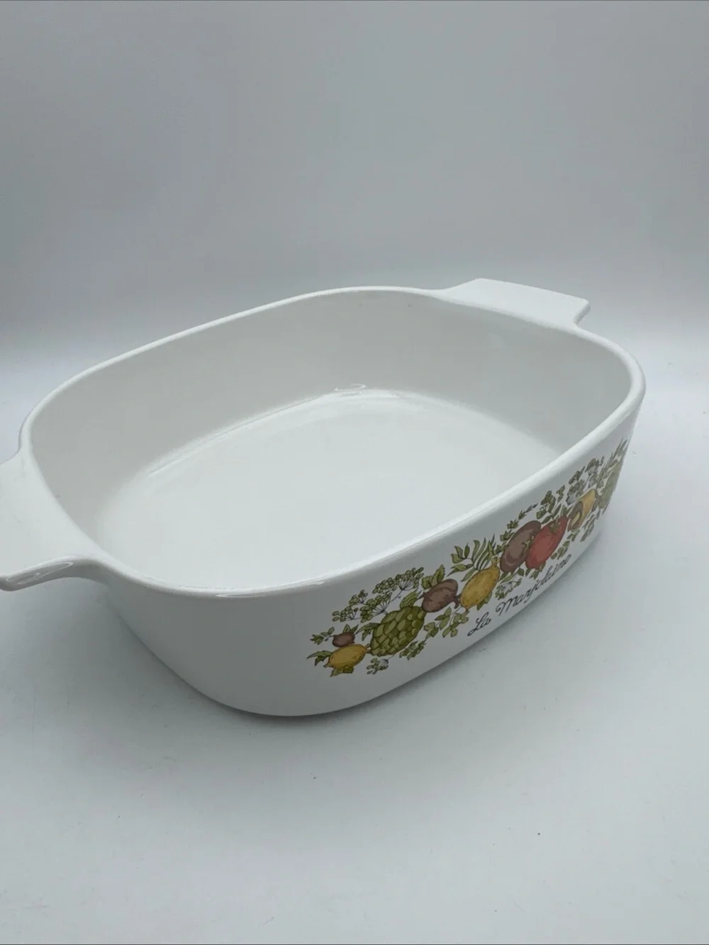 Vintage Corning Ware Spice of Life La Marjolaine A-2-B 2 Qt Casserole Pyrex Lid